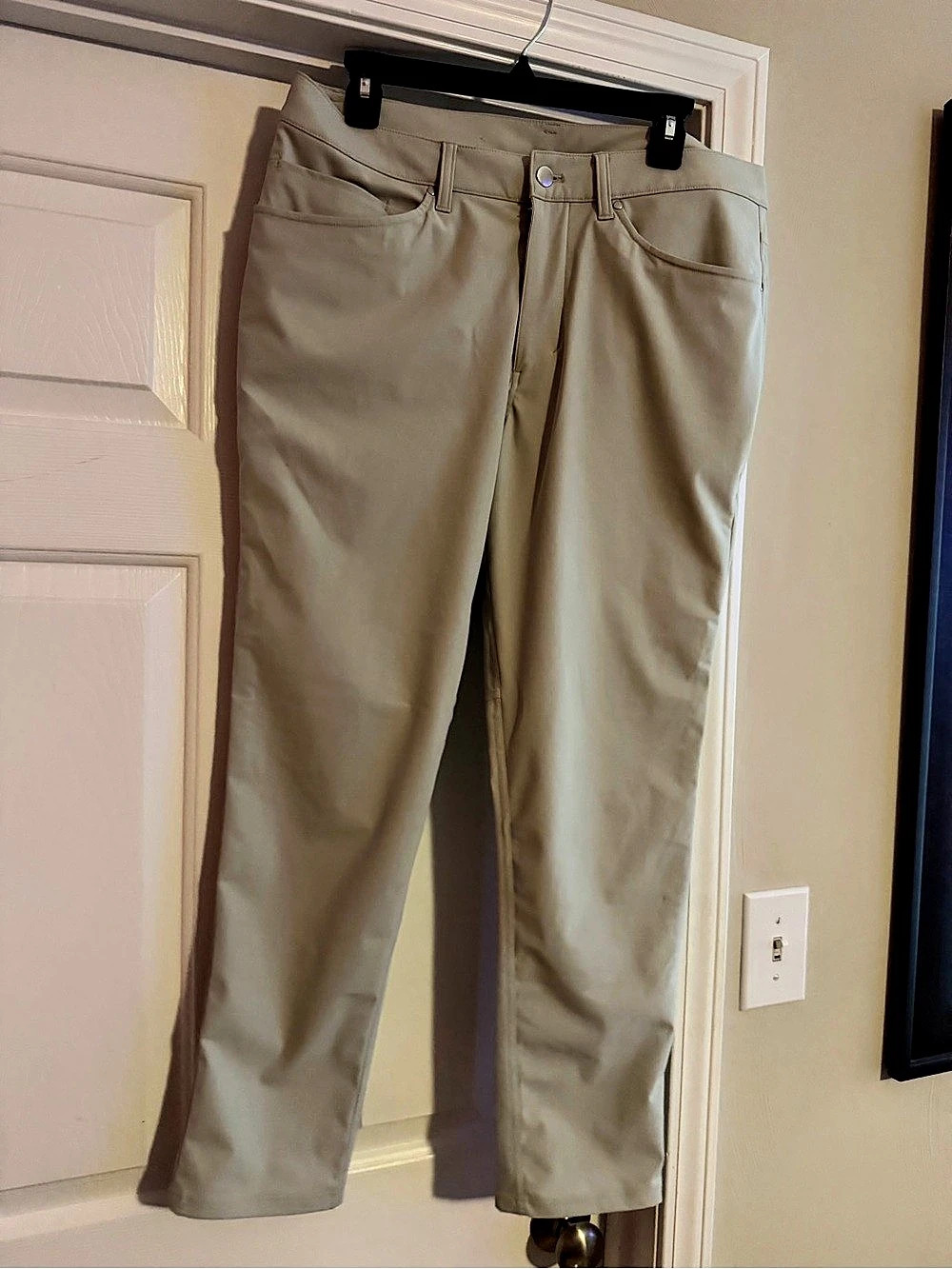 Lululemon Commission Classic-Fit Pant *Warpstreme Beige Waist 33